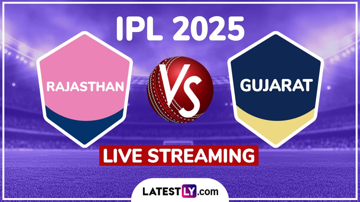 Rajasthan Royals vs Gujarat Titans IPL 2025 Free Live Streaming Online: How To Watch RR vs GT Indian Premier League T20 Cricket Match Live Telecast on TV?