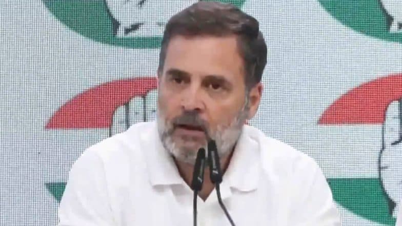 'Telangana Has Become a Model in Caste Census': Rahul Gandhi Welcomes Centre's Decision To Include Caste Enumeration in Forthcoming Census, Demands Timeline From Modi Govt (Watch Video)