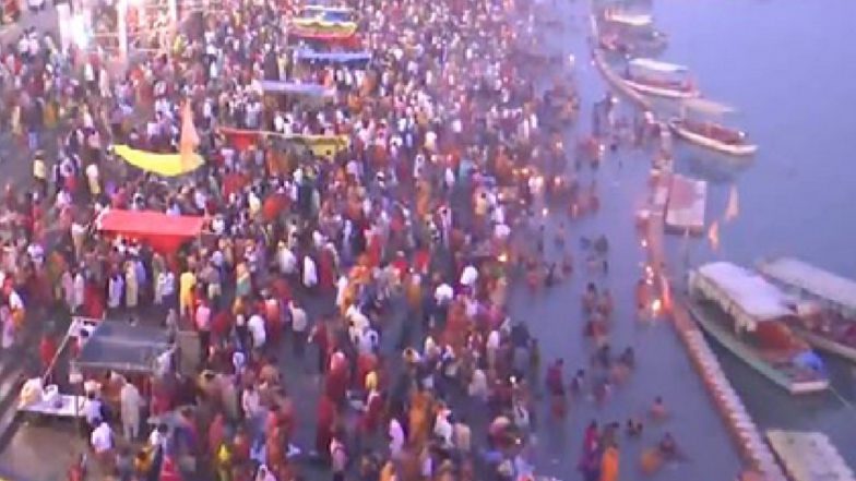 Ayodhya: Devotees Throng Ram Temple, Take Holy Dip on Occasion of Ram Navami