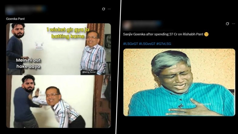 Sanjiv Goenka, Rishabh Pant Memes Go Viral After Lucknow Super Giants Beat Gujarat Titans by Six Wickets in IPL 2025