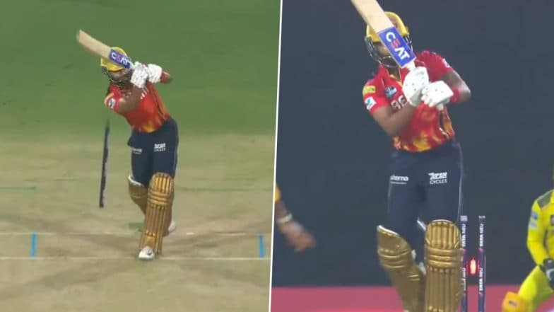 Khaleel Ahmed Cleans Up Shreyas Iyer With Lethal Inswinger During PBKS vs CSK IPL 2025 Match, Celebrates Animatedly (Watch Video)