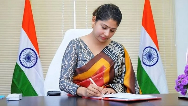 IAS Officer Smita Sabharwal Transferred by Telangana Government Amid Controversy Over Sharing Studio Ghibli Image About Tree Cutting Near Hyderabad Central University