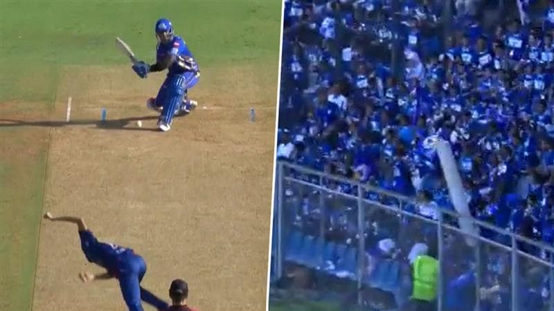 Suryakumar Yadav Hits Stunning Six As He Plays A Sensational Sweep Shot to Pacer Prince Yadav During MI vs LSG IPL 2025 Match (Watch Video)
