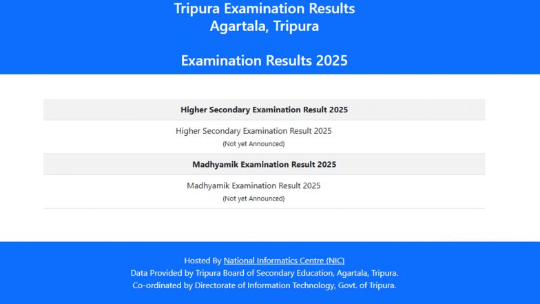 TBSE Result 2025 Tomorrow at tbresults.tripura.gov.in and tbse.tripura.gov.in: Tripura To Announce Class 10, 12 Board Exam Results on April 30, Know Timing and Other Details