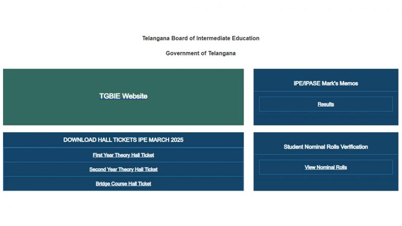 TS Inter Results 2025 at tgbie.cgg.gov.in: Telangana To Announce IPE 1st and 2nd Year Exam Results on April 22, Know Steps To Check Scorecards
