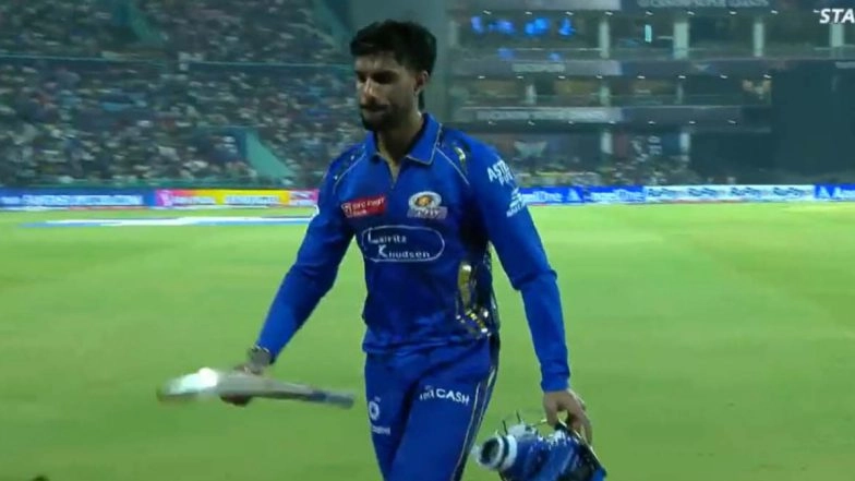 Fans React to Tilak Varma’s Retired Out Decision by Mumbai Indians With Mitchell Santner Replacing Him During LSG vs MI IPL 2025 Match