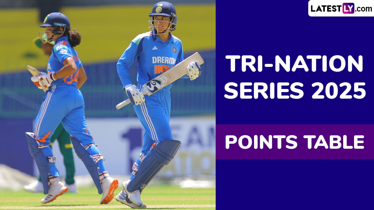 Sri Lanka Women's Tri-Nation Series 2025 Points Table Updated: Sri Lanka Move to Second Spot, South Africa in Last Place After Back-to-Back Defeats