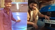 Fan Wins Rohit Sharma&rsquo;s Lamborghini Urus With &lsquo;0264&rsquo; Number Plate For Topping Dream11 Charts, Pics and Videos of Him Posing With MI Star&rsquo;s&nbsp;Car&nbsp;Go&nbsp;Viral