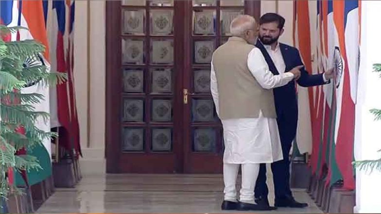 Chilean President Gabriel Boric Font Asks PM Narendra Modi Meaning of Ashok Chakra, He Explains