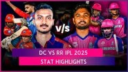 DC vs RR IPL 2025 Stat Highlights: Mitchell Starc, Tristan Stubbs Shine As Delhi Capitals Claim Win Over Rajasthan Royals