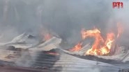 West Bengal Fire: Blaze Erupts at Thermocol Godown in Howrah Kills One, Probe Underway (Watch Video)