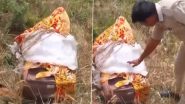 Saurabh Rajput Murder-Like Case in Deoria: Woman, Lover Kill Dubai-Returned Husband, Stuff Mutilated Body in Trolley Bag (Watch Video)
