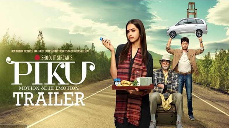 &lsquo;Piku' Re-Releases on May 9: Amitabh Bachchan, Deepika Padukone, Late Irrfan Khan-Starrer Film To Re-Release in Theatres To Celebrate Its 10th Anniversary