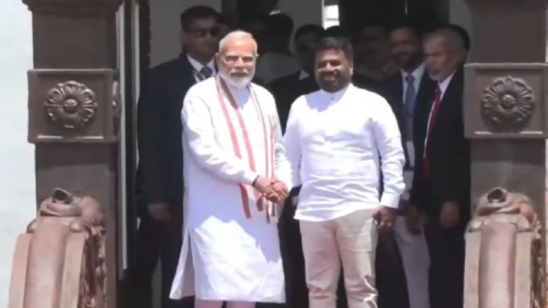 PM Narendra Modi Leaves for India After Concluding ‘Very Productive’ Sri Lanka Visit (Watch Video)