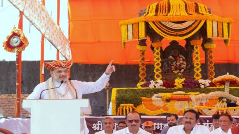 PM Narendra Modi Carrying Forward Chhatrapati Shivaji Maharaj’s Struggle for Swaraj, Swadharma and Swabhasha: Amit Shah