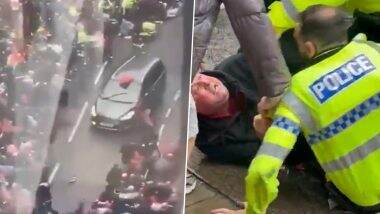UK: Car Crashes Into Liverpool Fans During Parade for Premier League Title Celebrations, Driver Arrested (Watch Videos)