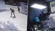 Lucknow Murder Attempt Caught on Camera: ASI Injured After Man Attacks Him With Bow and Arrow Outside CBI Office Over 1993 Railway Dismissal in Uttar Pradesh; Shocking CCTV Video Surfaces