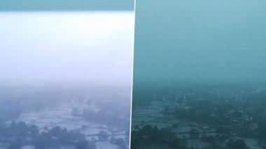 Mumbai Rains-Weather Forecast: Waterlogging in Several Areas After Heavy Rainfall, IMD Issues Orange to Red Alert for City and Surrounding Areas (Watch Videos)