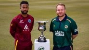 How To Watch IRE vs WI 1st ODI 2025 Free Live Streaming Online? Get Free Telecast Details of Ireland vs West Indies Three-Match ODI Series on TV