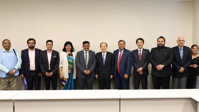 Operation Sindoor Outreach: India’s All-Party Delegation Meets Japanese Leaders, Gets Support From Japan’s Former PM Yoshihide Suga in Fight Against Terror (See Pics)