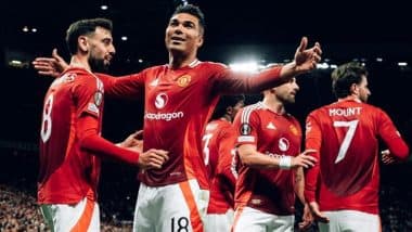 Manchester United 1-4 Athletic Bilbao UEFA Europa League 2024–25: Mason Mount Hits Brace, Casemiro, Rasmus Hojlund Hit Goal Each To Put Red Devils Through To UEL Final