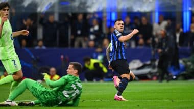 UEFA Champions League 2024–25: Inter Milan Down Barcelona 4–3 in Semifinal for Ages, Book Ticket to Munich