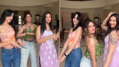 Anaya Bangar, Sushant Divgikar aka Rani Ko-HE-Nur and Sanat Chadha in One Frame, ‘the Crossover You Never Expected!’ Instagram Reel of the Trans Influencers Dancing to Trending Song Goes Viral (Watch)