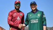 How To Watch IRE vs WI 2nd ODI 2025 Free Live Streaming Online? Get Free Telecast Details of Ireland vs West Indies Three-Match ODI Series on TV