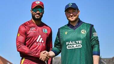 How To Watch IRE vs WI 2nd ODI 2025 Free Live Streaming Online? Get Free Telecast Details of Ireland vs West Indies Three-Match ODI Series on TV