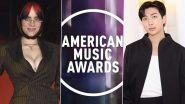American Music Awards 2025 Winners: Billie Eilish Triumphs With 7 Wins in Seven Categories; BTS&rsquo; RM Leads K-Pop Wave &ndash; Check Full List Inside