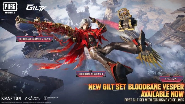 PUBG Mobile Announces Gilt Set Bloodborne Vesper, Available for Limited Period; Check Details