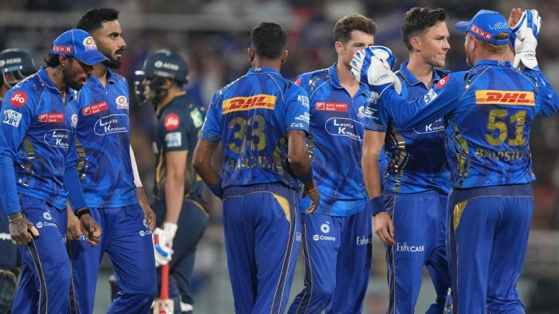 IPL 2025: MI Book Qualifier Two Clash Against PBKS, Eliminate GT from Title Contention 