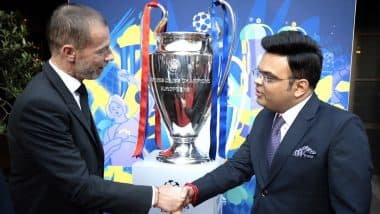 UCL 2024–25 Final: ICC Chairman Jay Shah Meets UEFA President Aleksander Ceferin in Munich