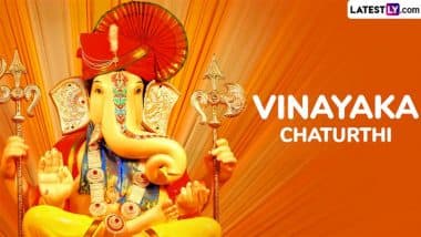 Vinayaka Chaturthi 2025 Wishes and HD Wallpapers: Share Messages, Lord Ganesha Images, Greetings and Quotes To Celebrate the Auspicious Day