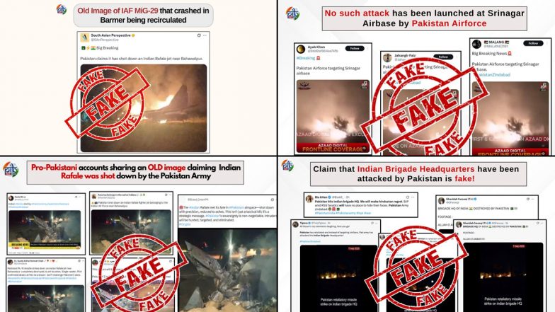 Pakistan Says Its ‘Army Shot Down Indian Rafale Jet Near Bahawalpur’, PIB Fact Check Debunks Propaganda As Pak Resorts to Disinformation Offensive Following Operation Sindoor