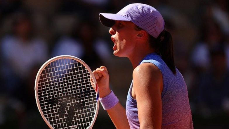 How to Watch Iga Swiatek vs Polina Kudermetova, Wimbledon 2025 Live Streaming Online: Get Live TV Telecast Details of Women's Singles First Round Tennis Grand Slam Match?