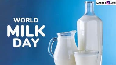 World Milk Day 2025 Quotes, Messages and Images: Share Sayings, HD Wallpapers and Greetings To Celebrate the Day Dedicated to Milk As Global Food