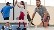 Virat Kohli, Anushka Sharma Pair Up To Play Pickleball With RCB Teammates; Dinesh Karthik, Dipika Pallikal Also Join in (See Pics)