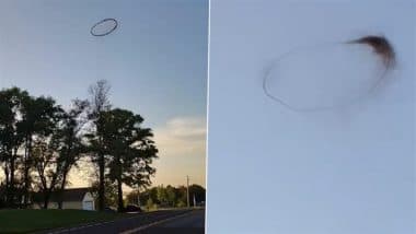 Alien Activity or Weather Phenomena? Kansas Motorcyclist Captures Mysterious Black Ring in Sky, Video Goes Viral