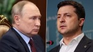 Russia-Ukraine Ceasefire Deal: Volodymyr Zelenskyy Says He Will Be Waiting for Vladimir Putin in Ankara for Face-to-Face Talks About War