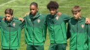 Cristiano Ronaldo’s Son, Cristiano Jr Plays His Second Match For Portugal U-15, Gets First Start In 0-1 Defeat Against Greece U-15