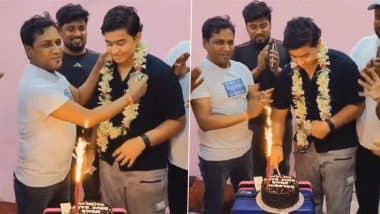 'Welcome Home Boss Baby ...', Star Opener Vaibhav Suryavanshi Receives Warm Welcome at Home After Stellar Outing With RR in IPL 2025 (Watch Video)