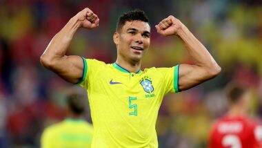 Brazil Squad for FIFA World Cup 2026 Qualifiers Announced: Casemiro Returns in Carlo Ancelotti’s First Selection vs Ecuador, Paraguay