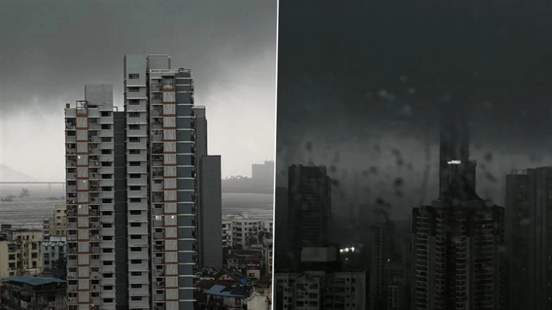 Mumbai Rains 2025 Images and Videos: Social Media Users Flood X Timeline With Today’s Weather Pictures As Heavy Rainfall Lashes City