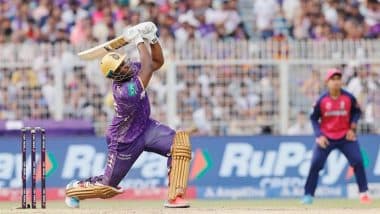 Andre Russell Wins Man of the Match Award in KKR vs RR IPL 2025 Match