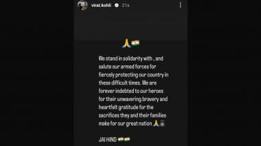 'Forever Indebted To Our Heroes...' Virat Kohli Backs Indian Armed Forces Amid India-Pakistan Tensions (See Post)