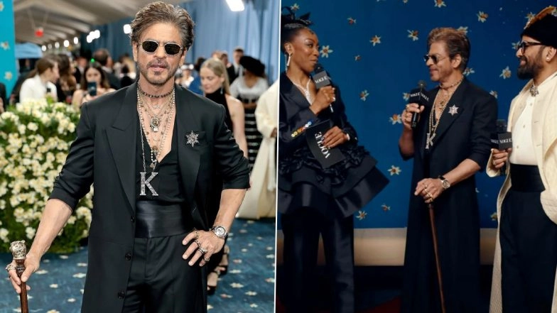 &lsquo;Shah Rukh Khan Is One of the Most Famous Men in the World&rsquo;: Sabyasachi Enlightens Met Gala 2025 Hosts Teyana Taylor, Ego Nwodim on SRK&rsquo;s Global Stardom (Watch Video)