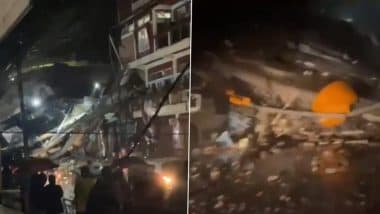 Mizoram Landslide: Several Feared Dead as 5 Houses, Hotel Collapse in Lawngtlai Town Amid Heavy Rain (Watch Video)