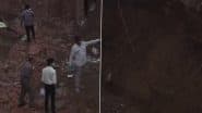 Delhi Building Collapse: 2 Killed After Under-Construction Building Collapses After Heavy Rains in Paharganj, Rescue Operation Underway (Watch Video)