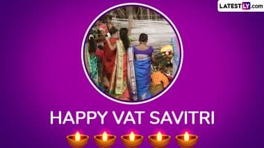 Vat Savitri Vrat 2025 Greetings: Share Wishes, WhatsApp Status, Images and HD Wallpapers With Loved Ones
